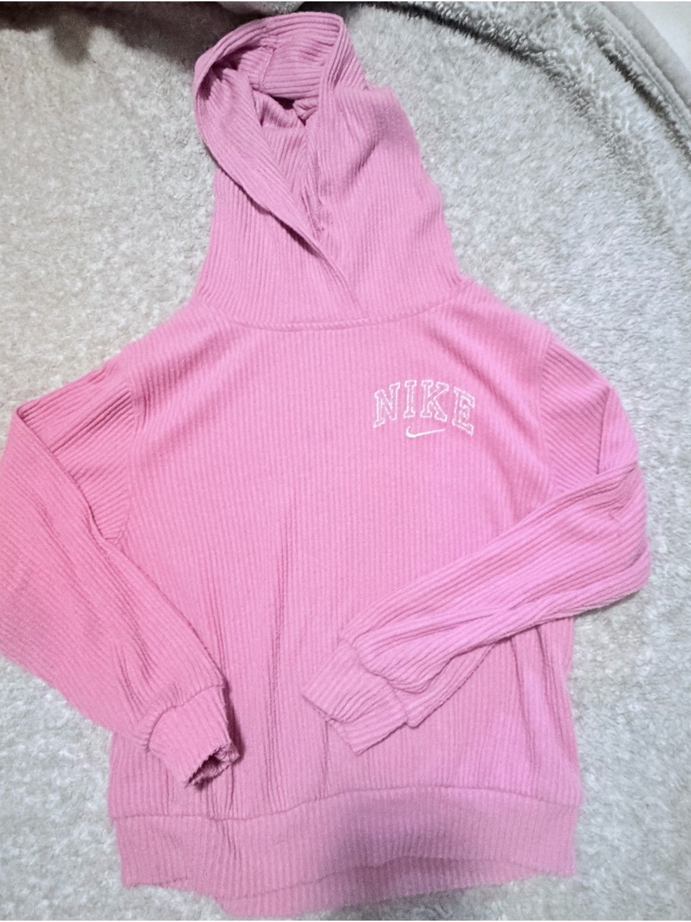 Nike Pink Ribbed Matching Set - Picture 2 of 3